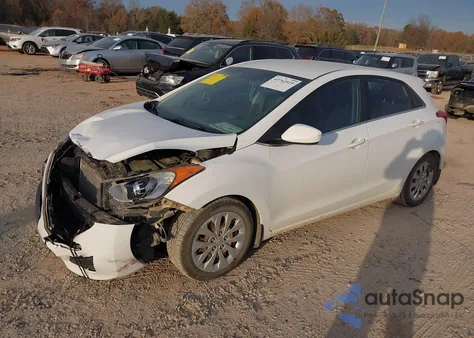 2017 Hyundai Elantra Gt из США, поврежденный, VIN KMHD35LH6HU358890